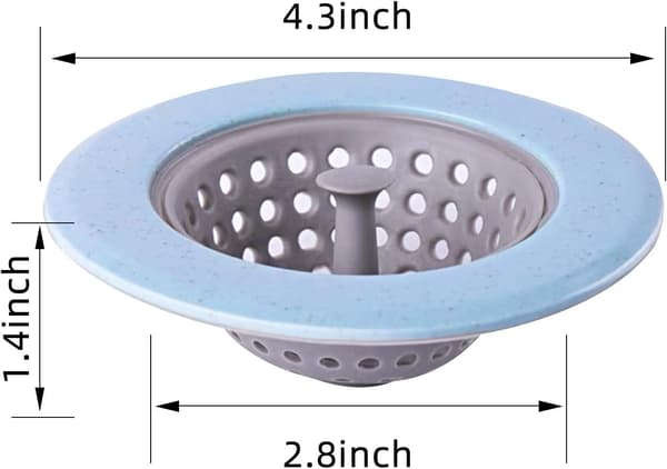 2-pack diskbänksavloppssil, silikon för diskho, silikon