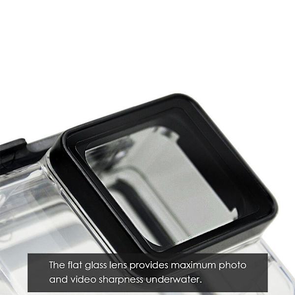 INF GoPro Hero 5/6/7/2018 Black Vattentätt Fodral/Skal Transparent
