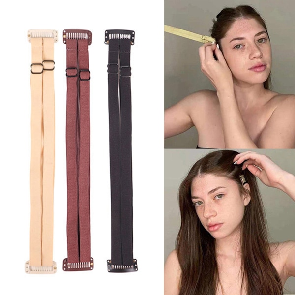 3st Ansiktslyft hårband osynligt hårnål för kvinnor