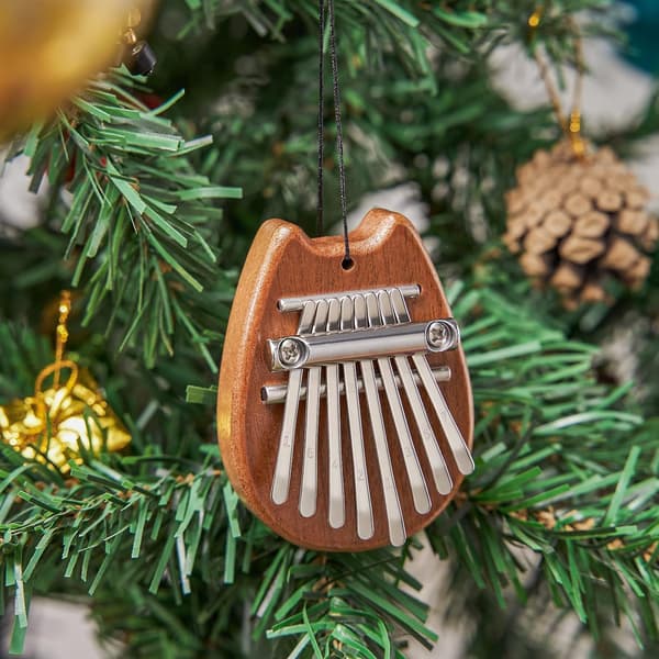 2-delad mini 8-tangenter Kalimba tumpiano present, lämplig för alla