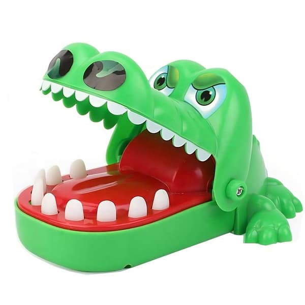 Krokodil Tandspel Familjespel Barnspel Leksakspartispel