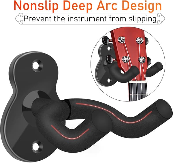 Gitarrväggfäste Gitarrväggfäste Gitarrtillbehör Gitarrfäste Gitarr Väggfäste Ukulele Väggfäste