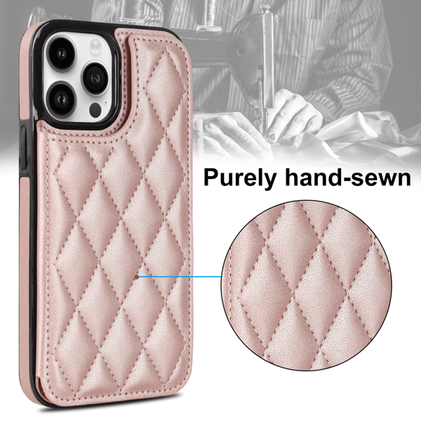 Plånbok Dubbelknäppt Liten Doftande Vind Kort Flip Läderfodral För iPhone 16 Pro Max Plus iPhone16Promax