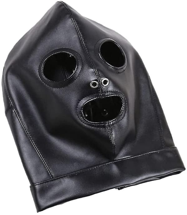 Läder Huva Mask Kostym Leksak