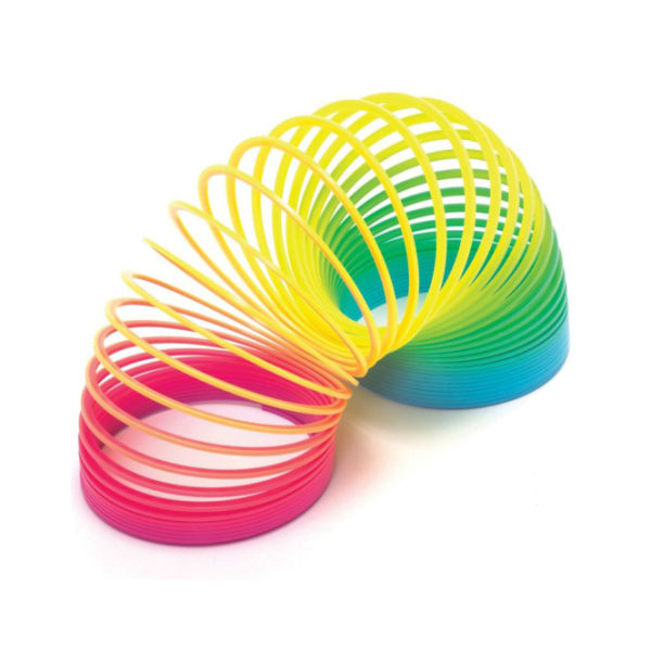 Slinky Spiral Trappfjäder Regnbåge Magic Rainbow Spring