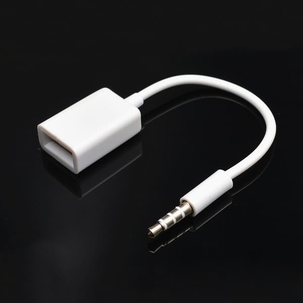 3,5 mm till USB-ljudadapter för bil