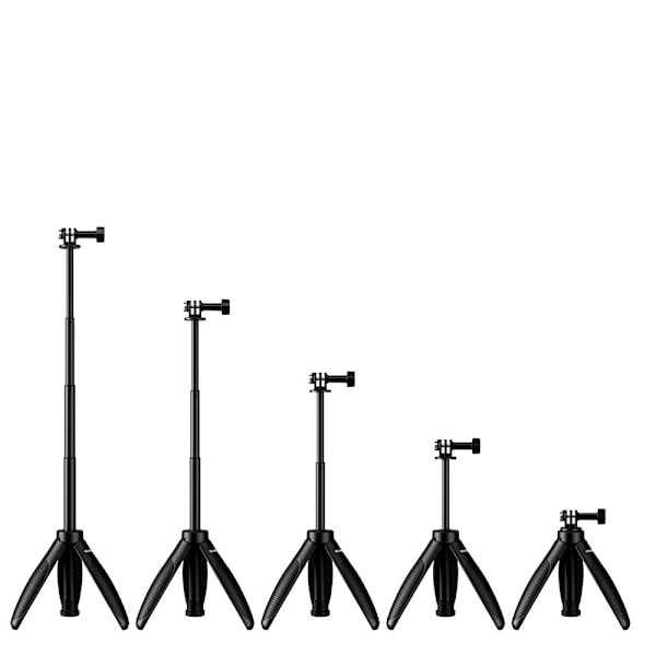 Utökbar Handhållen Selfie Stick Mini Stativ för GoPro SJCAM DJI insta360 Action 3 2