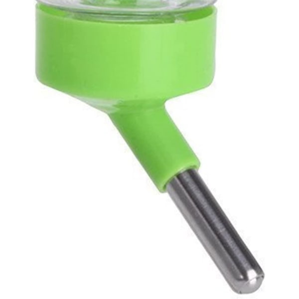 Flaska Drinker Flaska Plast Vattendispenser För Kanin Hamster Smådjur Grön