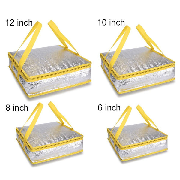 4-pack Pizzaleveransväska Isoleringsväska Kylväska