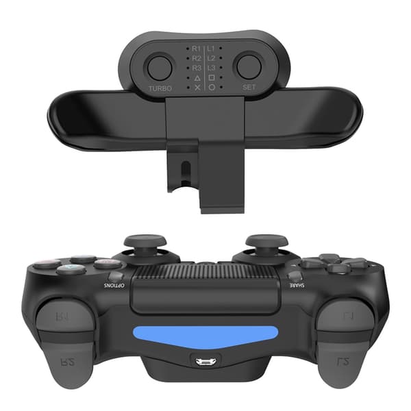 Bakknappsfäste för SONY PS4-kontroll Gamepad Bakre förlängningsadapter Elektroniska maskintillbehör