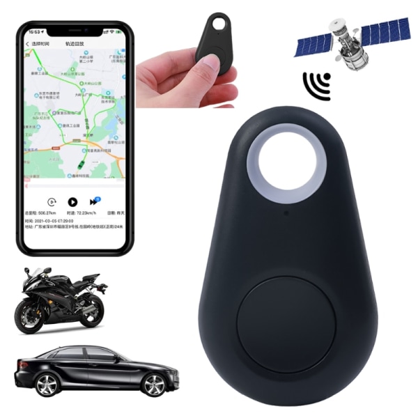 Mini GPS Tracker Smart Locator Anti-Lost Device GPS Locator Mobilnycklar Pet Dog Pet Kids Finder