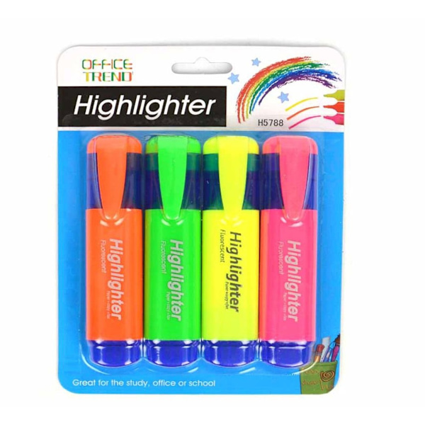 4-pack - Markeringspennor