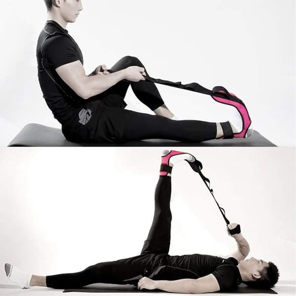 Yoga Stretchband, Ligament och Benstretchband rose Red