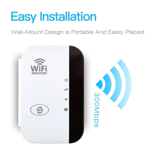 300 Mbps Trådlös WiFi-Repeater Fjärrkontroll Wifi-Extender