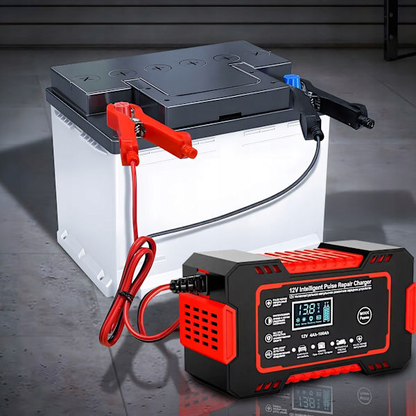 Automatic Car Battery Charger 12V 6A With Repair Function And Lcd Screen