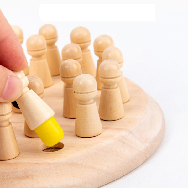 Minnesmatch Stick Schackspel Matematik Leksak