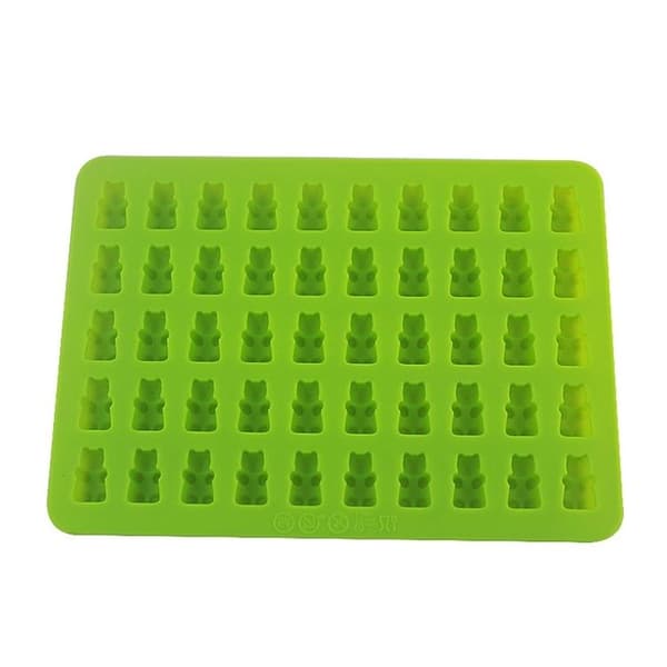 2-pack - Silikonform Gummibjörnar / Isform - 100 björnar