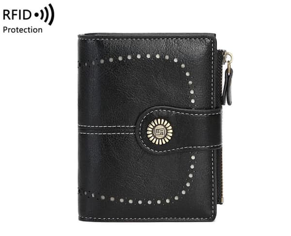 RFID liten kortplånbok black