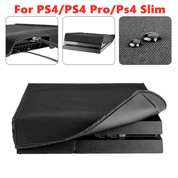 Dammskyddande Cover Case för 4 PS4 Pro Slim Konsol Dammskydd Sleeve PS4 Pro