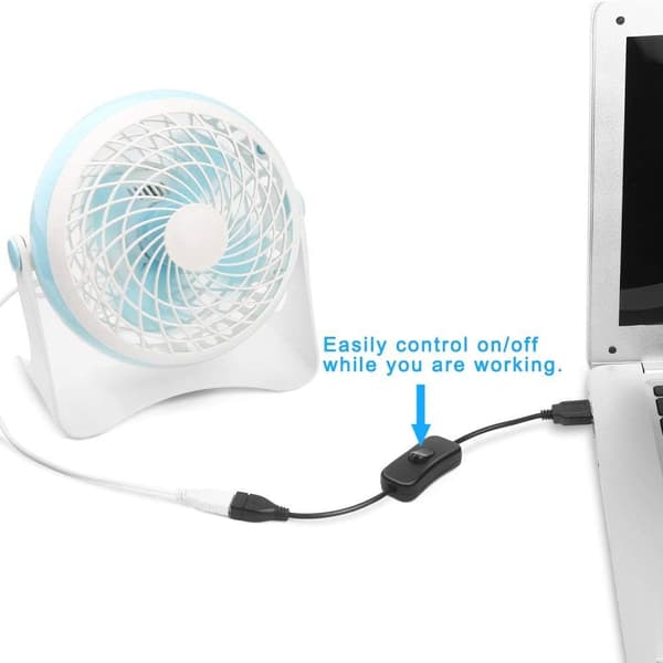 2-stegs USB-kabel med ON/OFF-knapp Förlängningskabel USB-lamplinje USB
