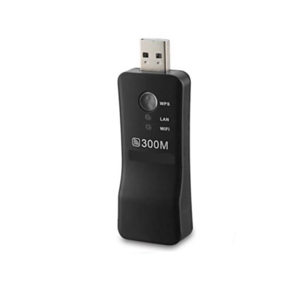 USB-nätverksförstärkare 300M trådlös routerförlängare AP-förstärkare dator TV WiFi-signalförstärkare