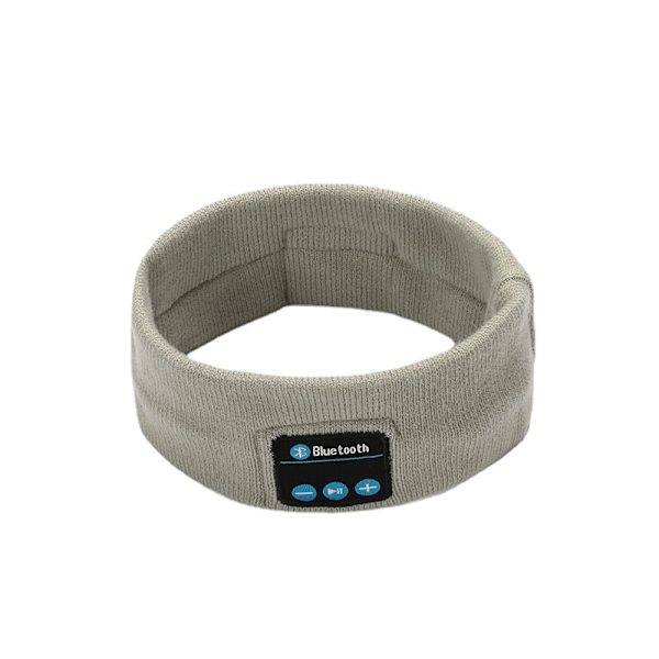 Pannband - Sömnheadset - Bluetooth med mikrofon white