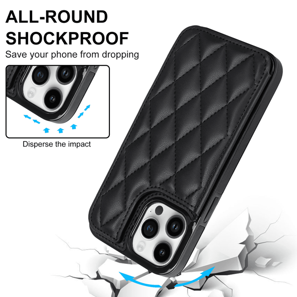 Plånbok Dubbelknäppt Liten Doftande Vind Kort Flip Läderfodral För iPhone 15 Pro Max Plus iPhone15Promax