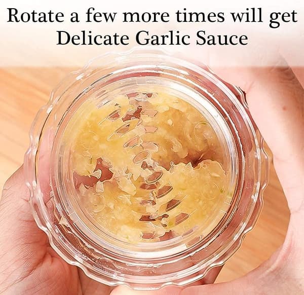 Garlic Twister Garlic Chopper Garlic Press Transparent