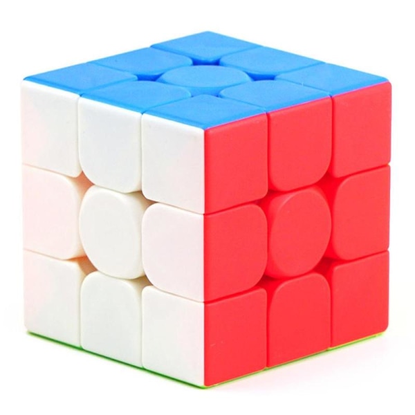 3x3 Plast Rubik's Cube Stickerless Speed ​​Magic Rubik Cube Rubi