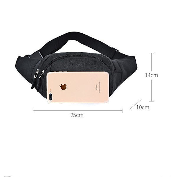 Midjeväska / Bum Bag - Flera Fack