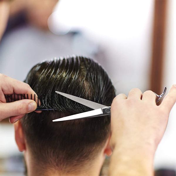 Professionell Frisör/Salong Razor Edge Hårklippningssax Silver
