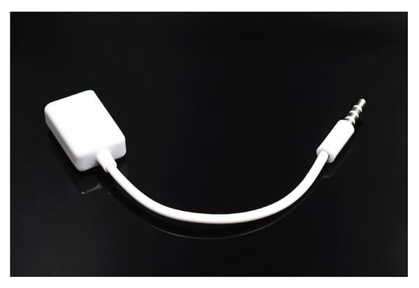 3,5 mm till USB-ljudadapter för bil