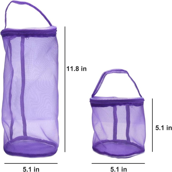 Garnhållare Garnförvaringsväska Mesh Stickpåse
