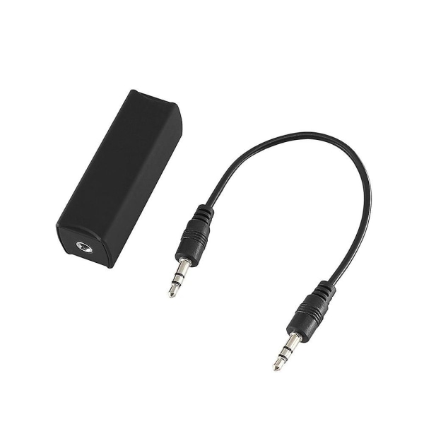 Ground Loop Noise Isolator Eliminerar ljudeffekt effektivt för bilstereosystem Hemhögtalare med 3,5 mm ljudkabel