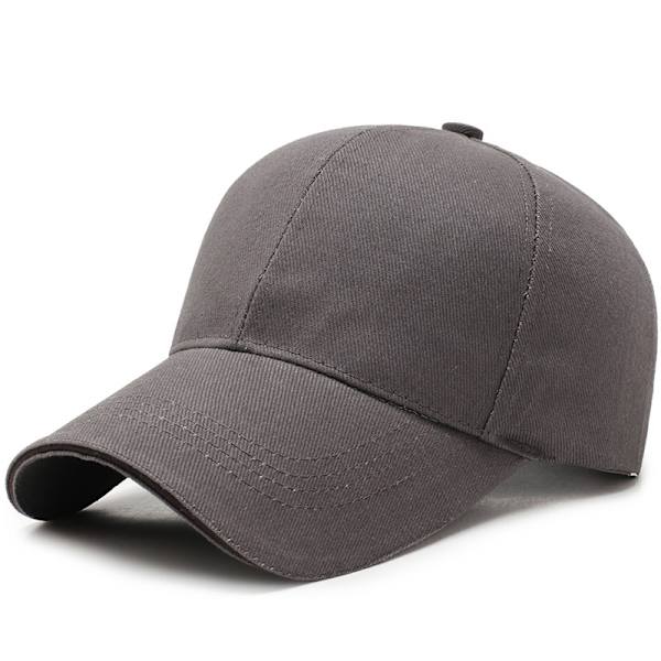 Baseballkeps Enfärgad keps Cap vuxen unisex grey