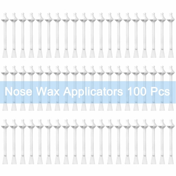 100 st Näshårborttagningsstickor Näsvax Applikator för näsborre