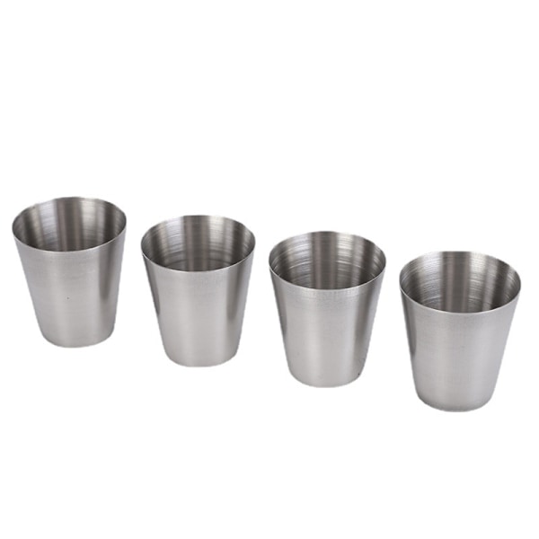 Rostfritt stålset, Bartending Cup, Shotglas Bärbart vinglas Betterlifefg