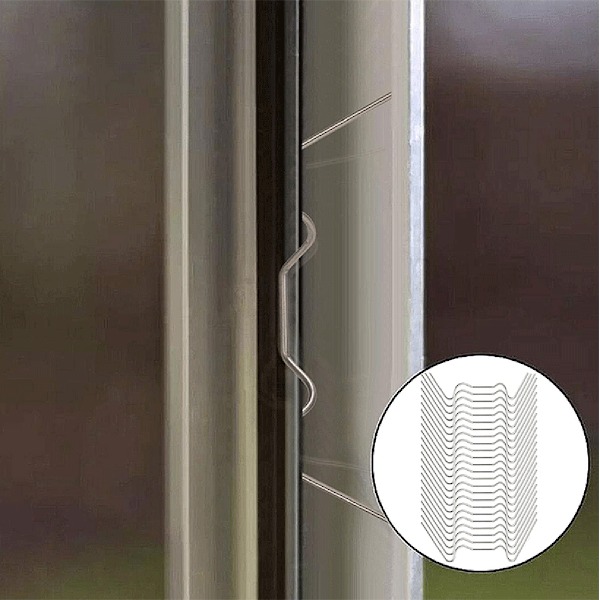 25-pack Fästklämmor för Växthusglas M