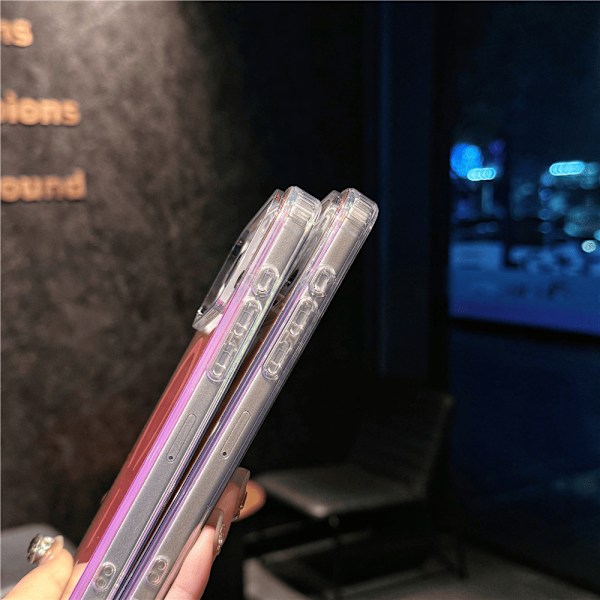 För iPhone 17/iPhone 17 Pro/iPhone 17 Promax Mobilskal, Laser Gradient Magnetiska Mobilskal iPhone 17