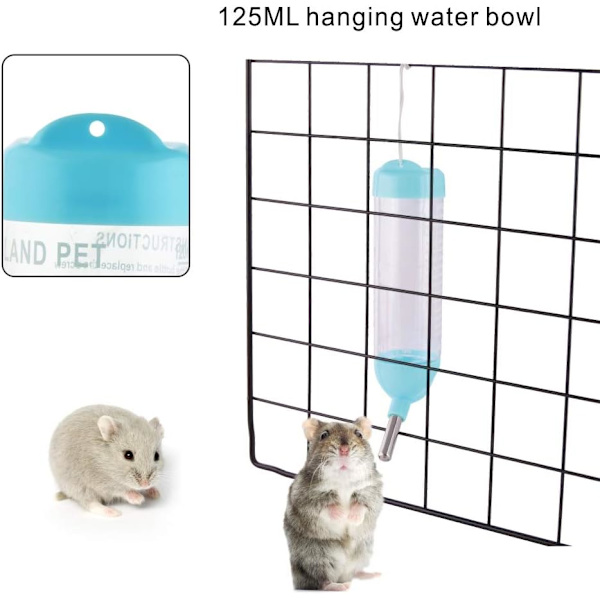 Vattendispenser för smådjur, hamster, marsvin, kanin, R