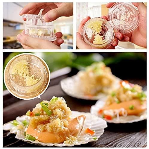 Garlic Twister Garlic Chopper Garlic Press Transparent