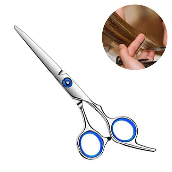 Professionell frisör/salong Razor Edge Hårklippningssax Blue