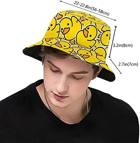 Bucket Hat Mode Cap Packbar Utomhusfiskarhatt för Kvinnor och Män
