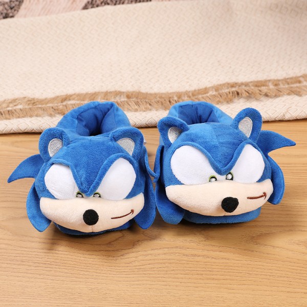 Sonic tofflor Plysch tofflor runt Sonic the Hedgehog Home L 36-43