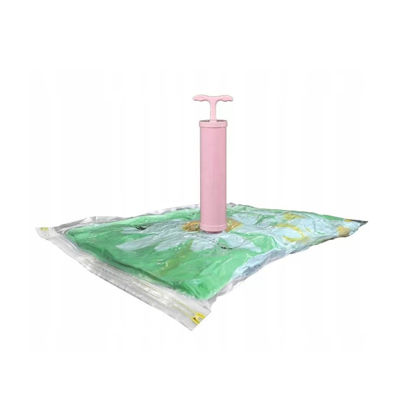 Vakuumförpackningsväskor för smart förvaring 80x110 cm 5-pack med pump
