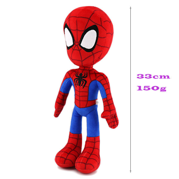 Spider-Man Superhjälte Mjukt Gosedjur 33 cm Plyschdocka Barnpresent