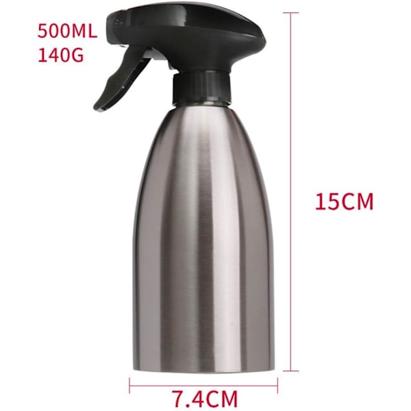 Köksoljespray, olivoljesprayflaska Sallad matlagningsspray, sprayflaska, 500 ml