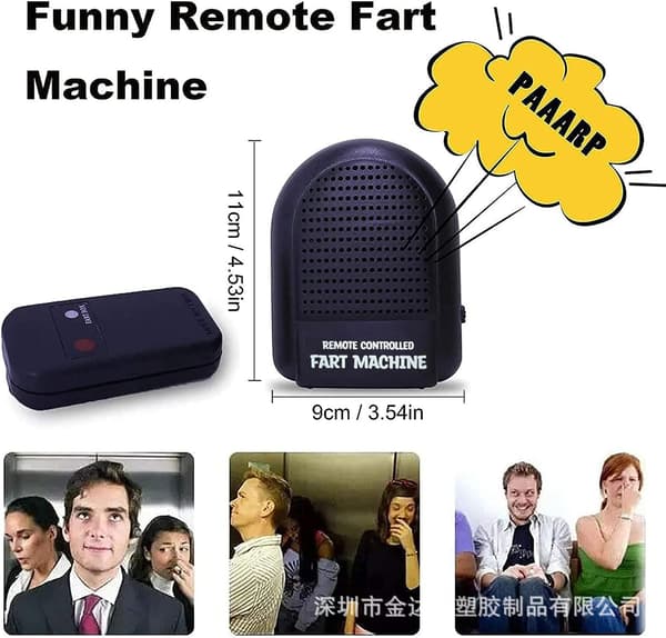 Fjärrstyrd elektronisk pruttlåda - Fart Machine Box