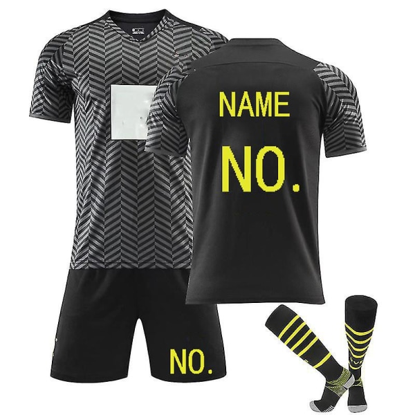 2022-2023 Ny fotbollströja Kit för barn Fotbollströja T-shirt shorts kostym adults S(165-170CM) Haal**d 9