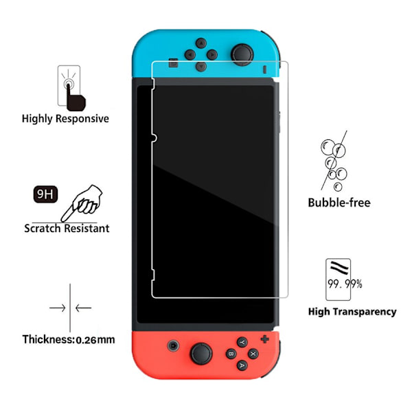 Switch Zeld Fodral Kompatibelt med Nintendo Switch ruby red